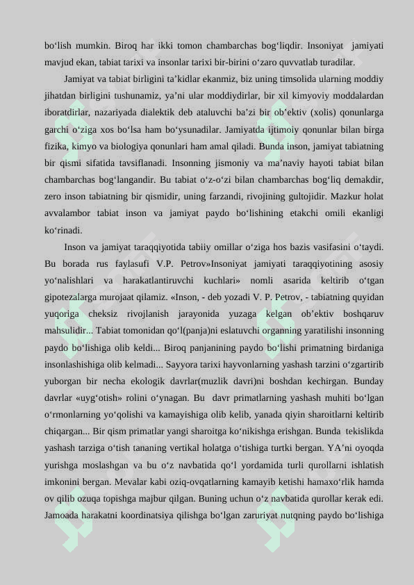 Tabiat va jamiyatning o'zaro ta'siri va uning oqibatlari 8