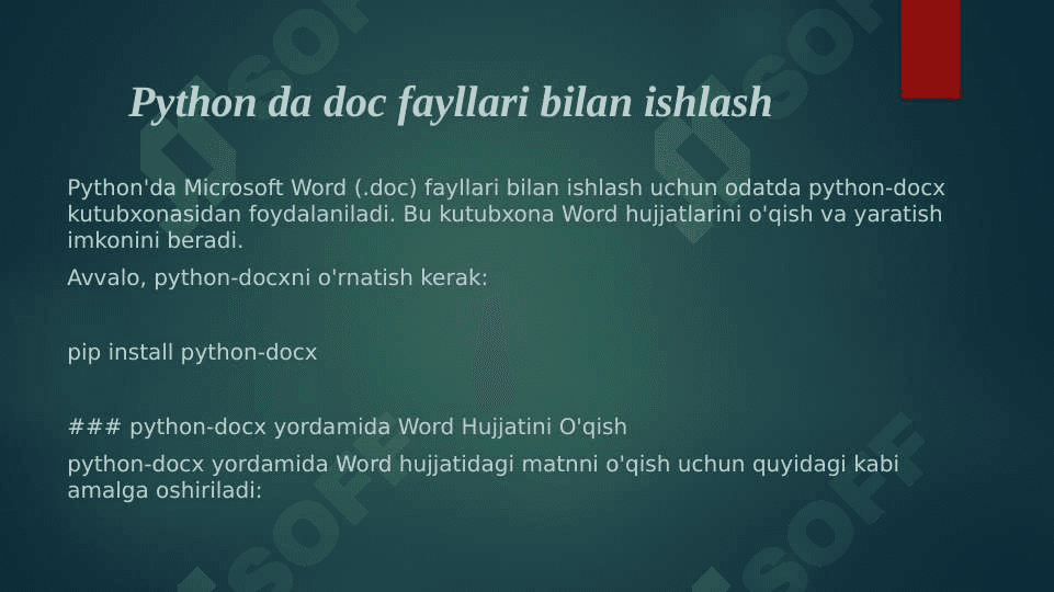 Pythonda csv fayllari bilan ishlash 8