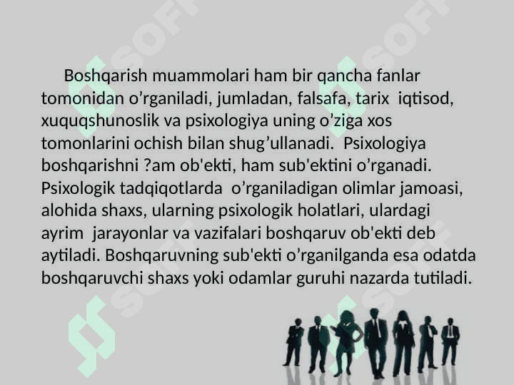 Psixologiyada  boshqaruv muammoisi 4