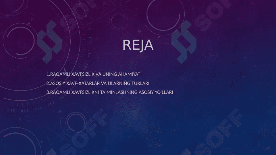 Raqamli xavfsizlik masalalari va uni ta’minlash yo‘llari 2