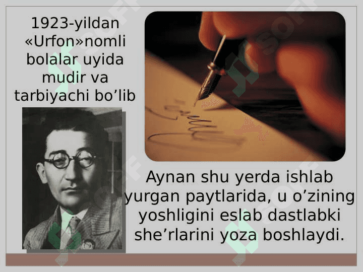 G’afur G’ulom hayoti va ijodi haqida tayyor taqdimot 4