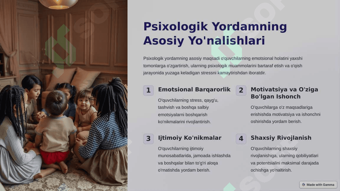 MAKTABLARDA PSIXOLOGIK FAOLIYATNI TO'G'RI YO'LGA QO'YISH 3