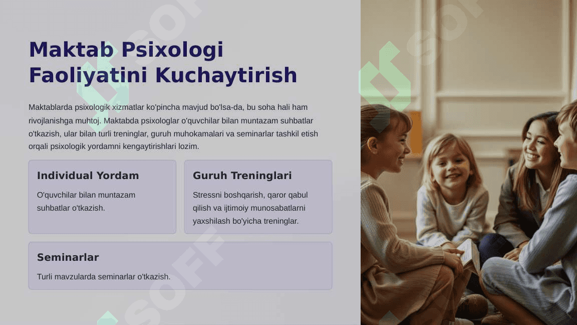 MAKTABLARDA PSIXOLOGIK FAOLIYATNI TO'G'RI YO'LGA QO'YISH 4