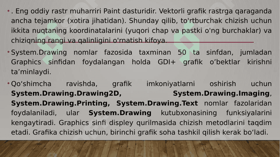 C# grafik kutubxonasi 3