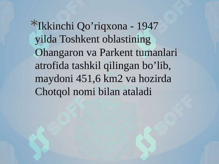O'zbekistondagi qo'riqxonalar 6