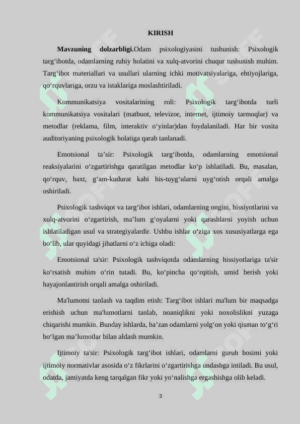 PSIXOLOGIK TASHVIQOT TARG‘IBOT ISHLARINI O‘ZIGA XOS XUSUSIYATLARI 3