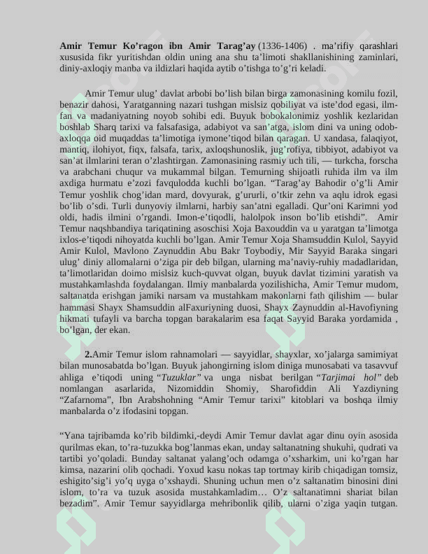Amir Temur 2