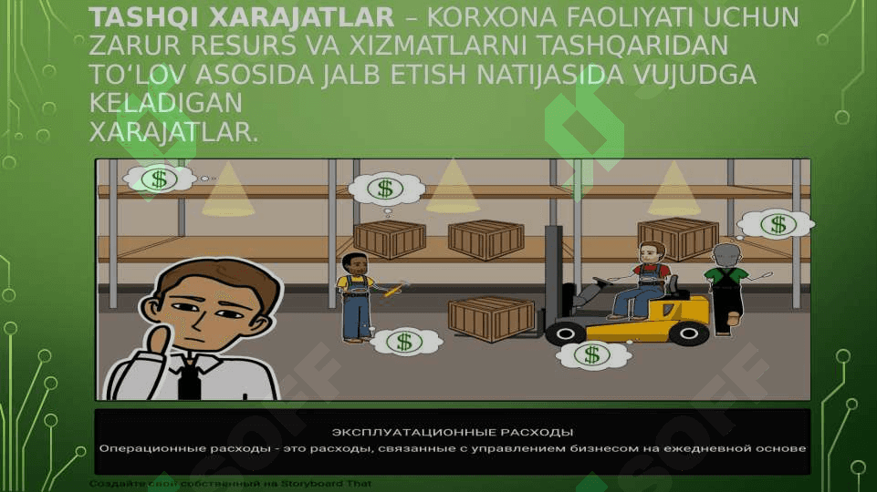 KORXONA XARAJATLARI 5