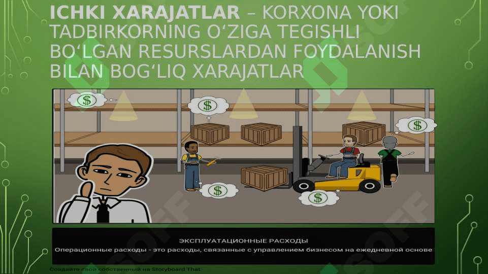 KORXONA XARAJATLARI 7