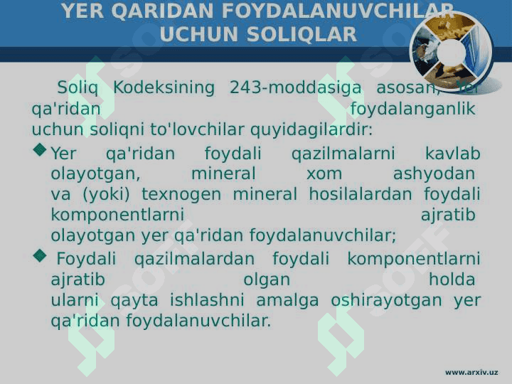Mavzu: Soliqlar nimaga to’lanadi va nimaga sarflanadi? 8