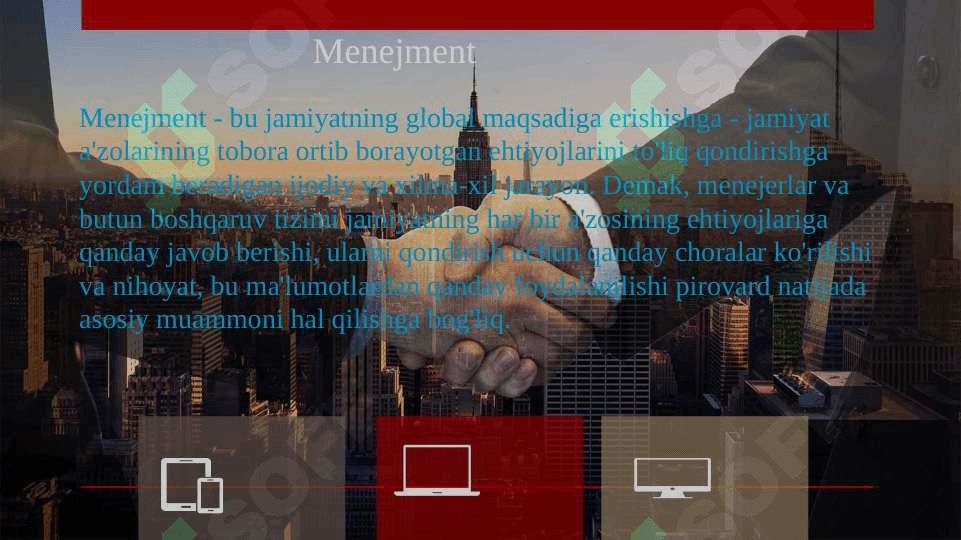 MENEJMENT MADANIYATI VA USLUBI 3