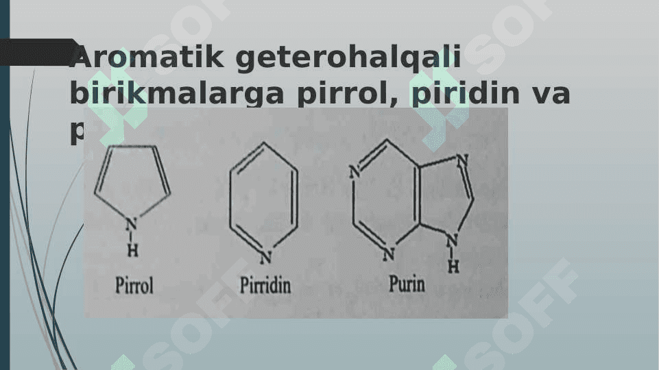 GETEROXALQALI BIRIKMALAR METABOLITLAR VA DORIVOR VOSITALAR SIFATIDA 7