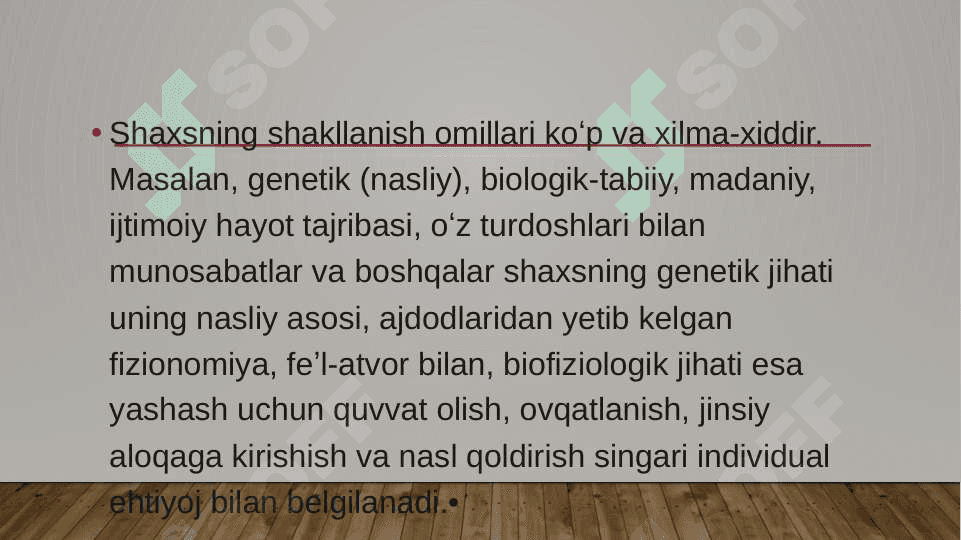 Inson shaxs sifatida umumiy tasavvurlar 4