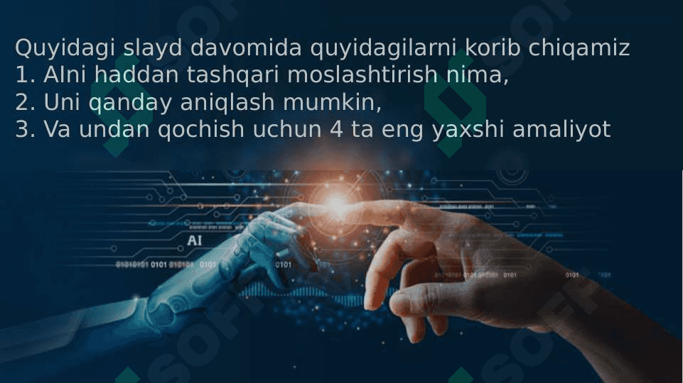 OVERFITTINGDAN SAQLANISH UCHUN REGULARIZATSIYA. 4