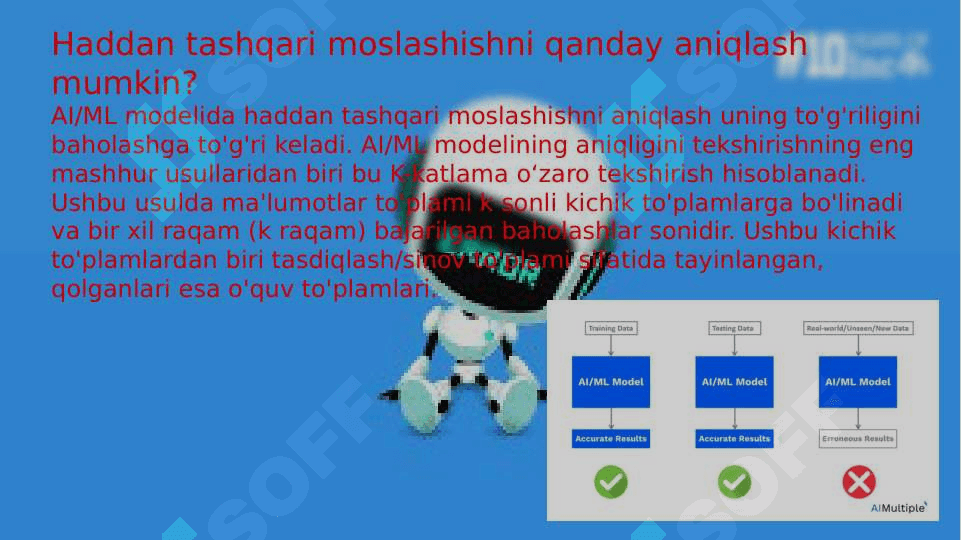 OVERFITTINGDAN SAQLANISH UCHUN REGULARIZATSIYA. 7