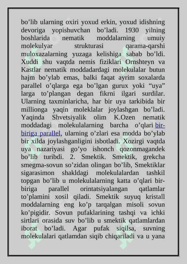 Suyuq kristallar va ularning xususiyatlari 4