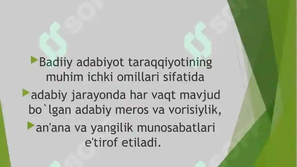 Adabiy Jarayon 8