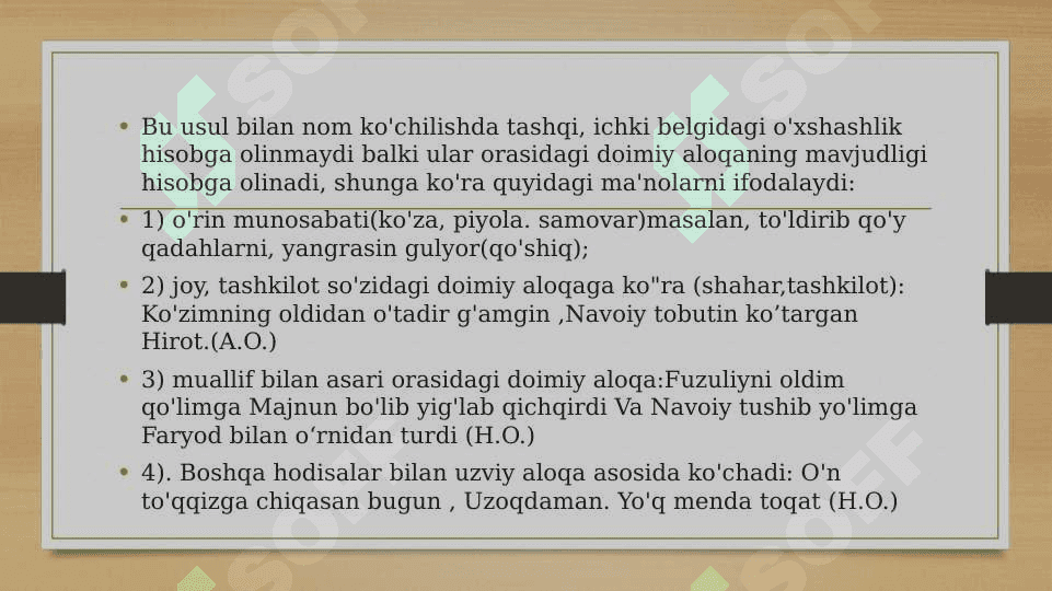 Ma’no ko’chish turlari 8