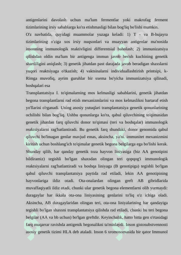 IMMUNOGENETIKA 4