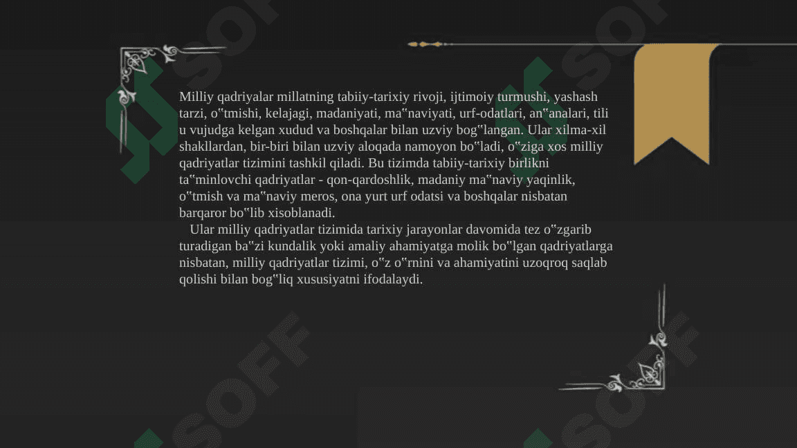 Milliy urf odatlar 6