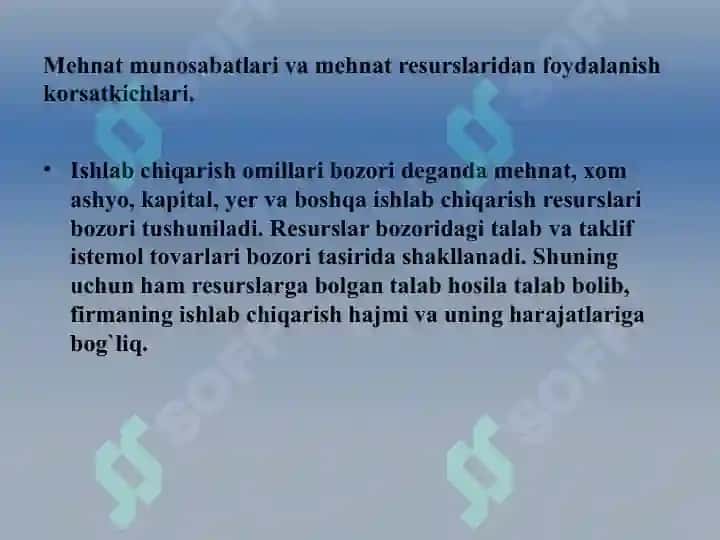 Ishlab chiqarish omillari bozori 3