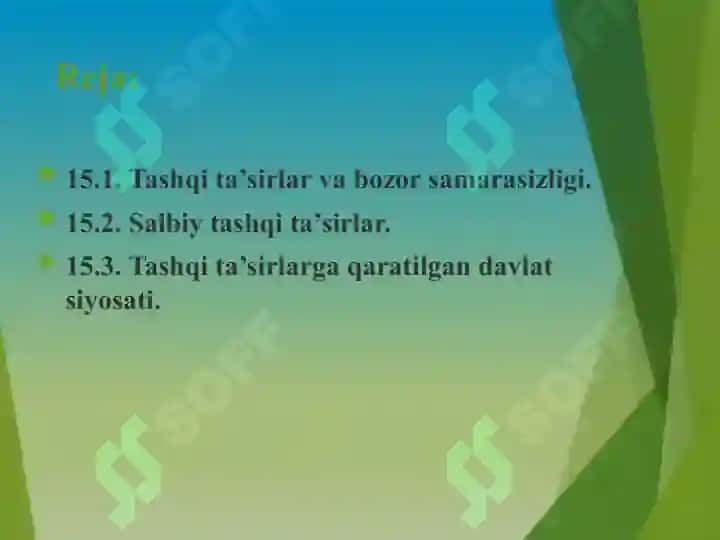 Tashqi ta’sirlar va davlat siyosati 2