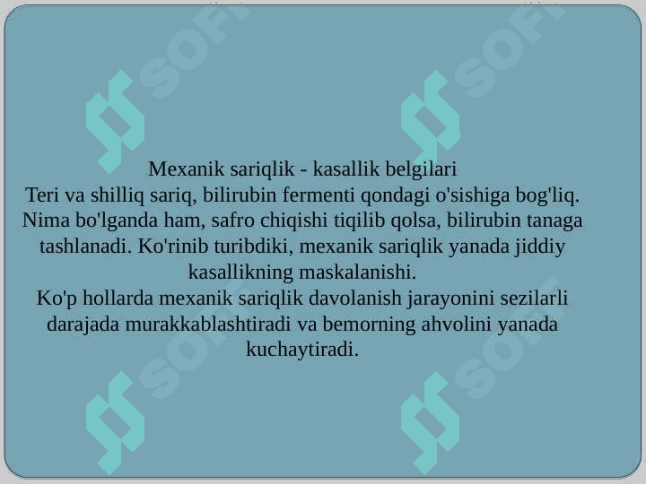 HAVFLI ETIALOGIYALI MEXANIK SARIQLIK 2