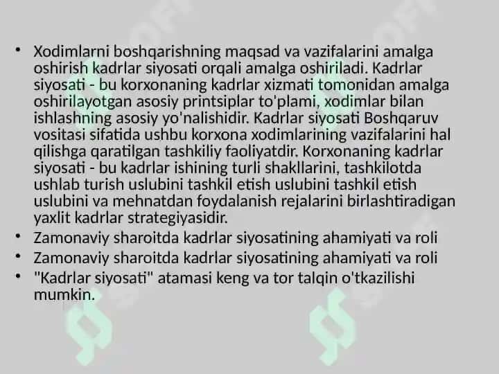 Kadrlar sifatni oshirish jarayoni 4