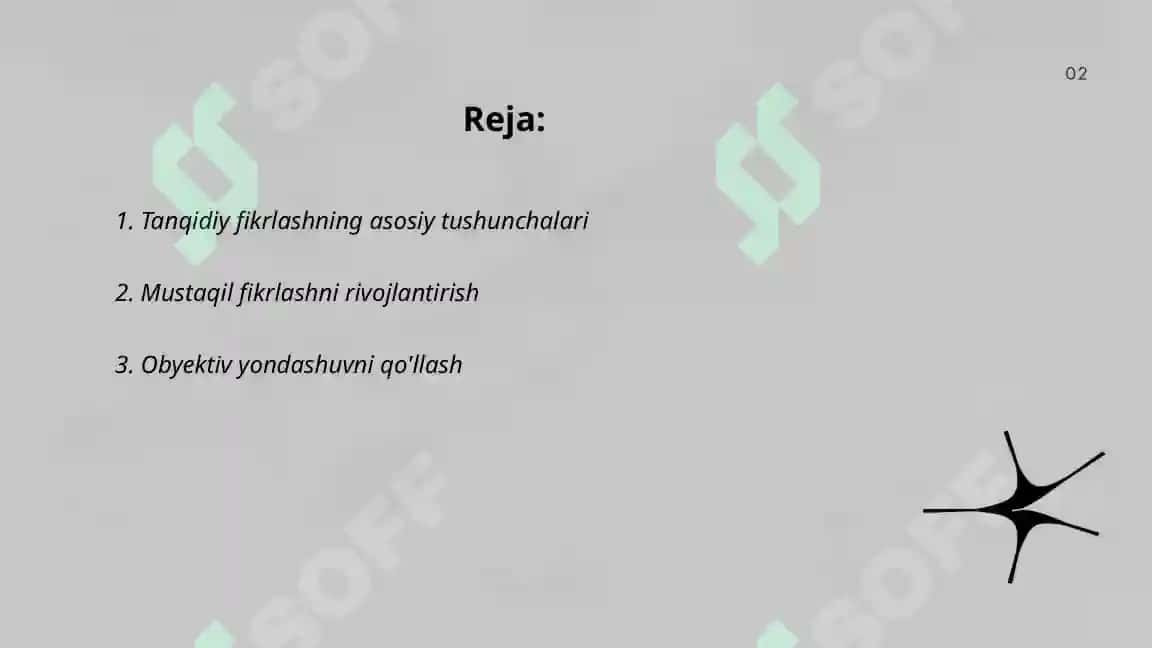 Tanqidiy fikrlashning o’n qoidasi 2