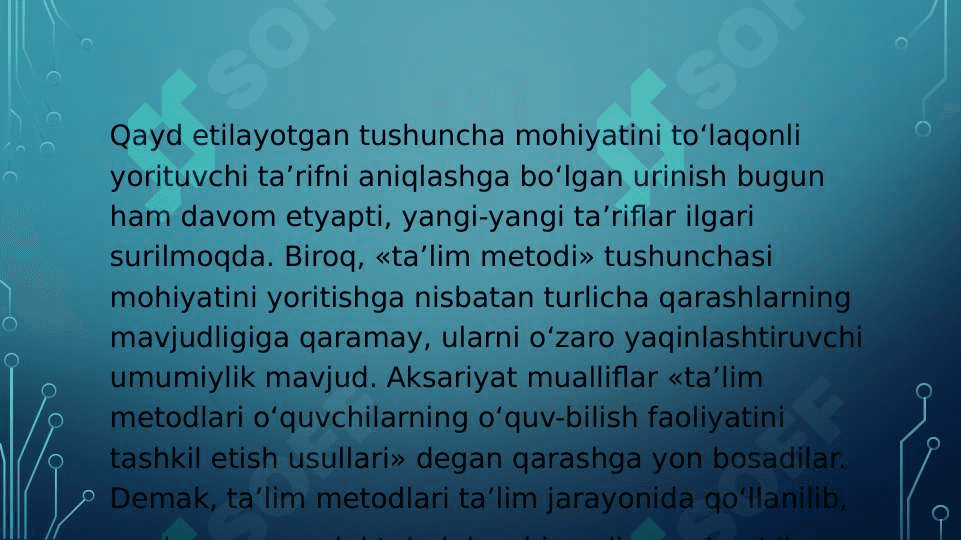 Boshlang‘ich sinflarda ta’lim metodlari. 4