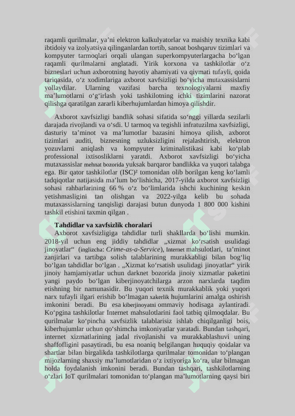 Axborot xavfsizligi sohasida ish boshlash 3