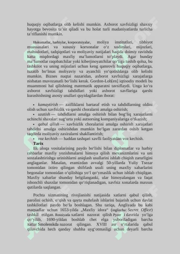 Axborot xavfsizligi sohasida ish boshlash 5