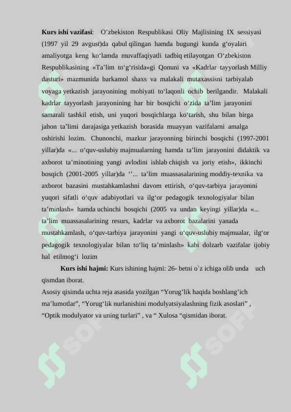 LAZER NURINI MODULYATSIYA QILISH 4