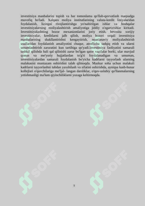 Investitsiyaning mohiyati manbalari va shakllari 5