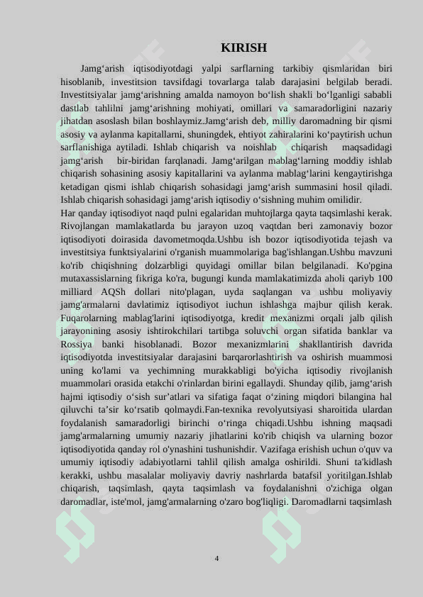 IQTISODIY JAMGʻARISH MOHIYATI VA MANBALARI 4