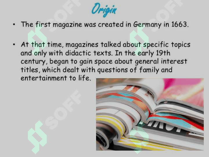 Mass Media. Magazines 2