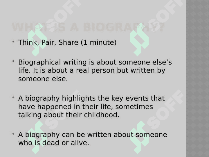 a Biography 2