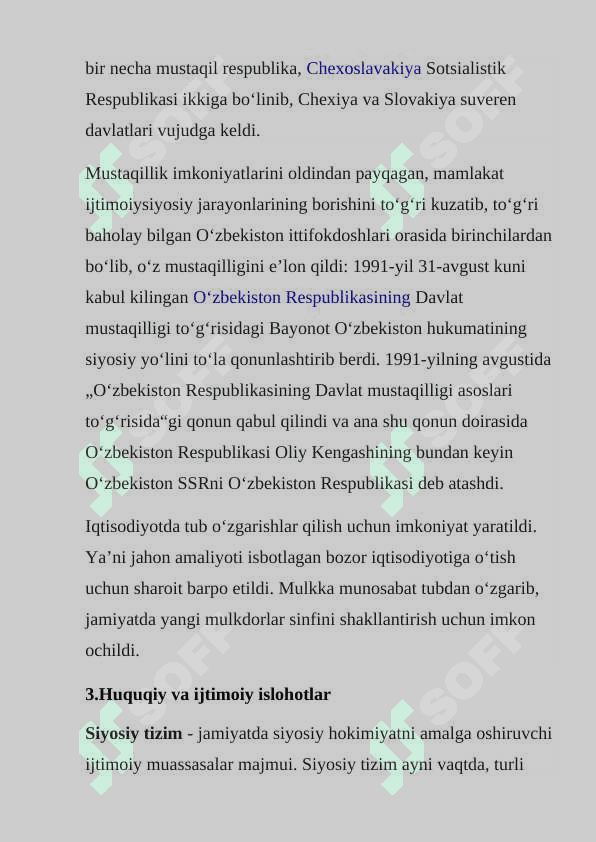 O'zbekiston siyosiy tizimidagi o'zgarishlar 3