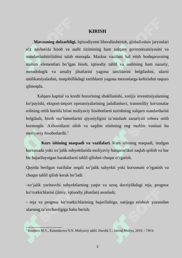 KORXONANING OPERATSION FAOLIYAT TAHLILI VA UNING MUHIM JIHATLARI 2