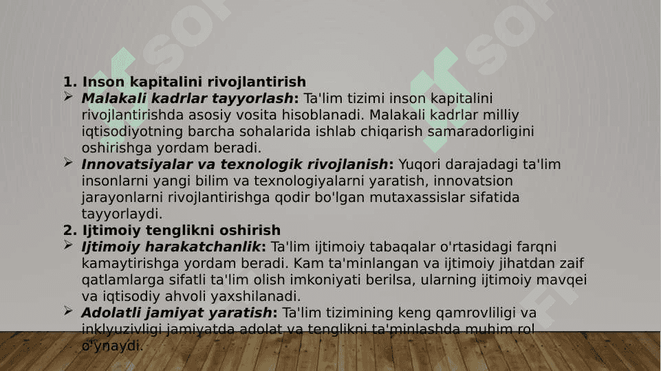 O'zbekiston Respublikasida ta'lim to'g'risidagi qonuni 4