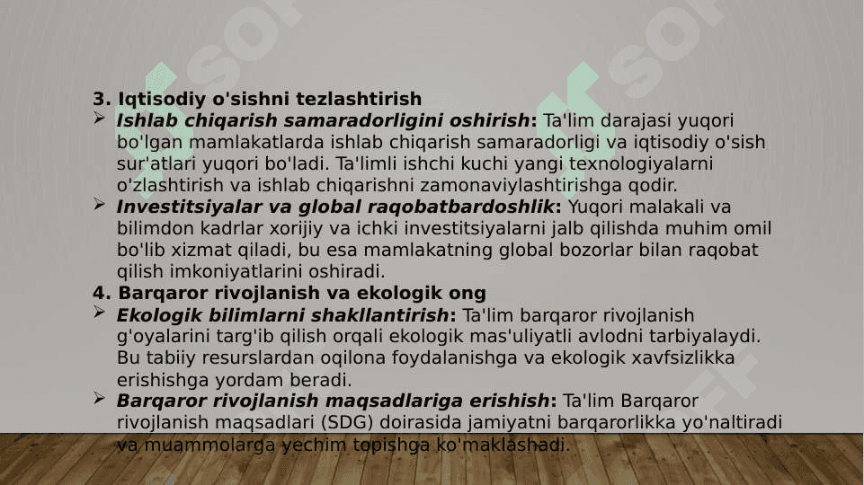 O'zbekiston Respublikasida ta'lim to'g'risidagii qonuni 5