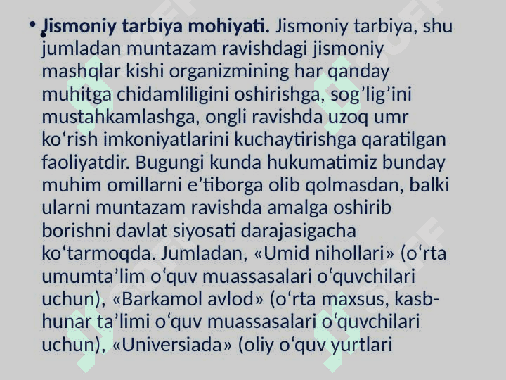 O'quvchilarni mehnat, jismoniy va estetik tarbiyasi 8