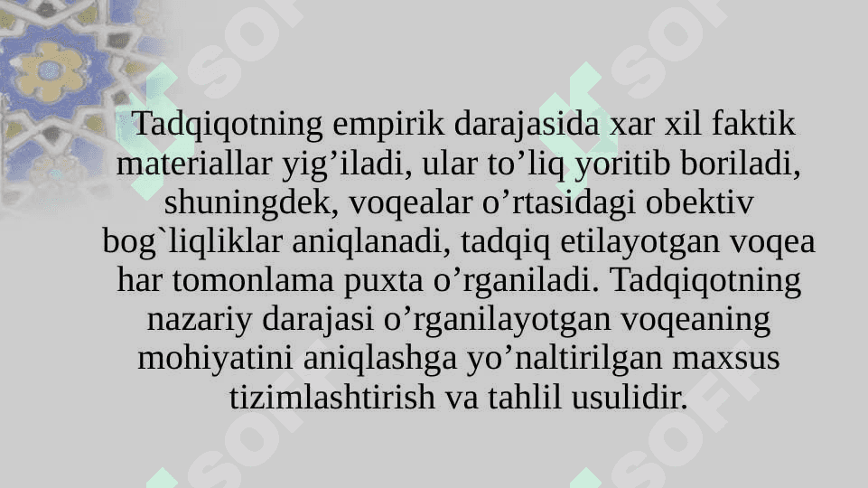 Maktabgacha pedagogika fanining tadqiqot metodlari 5