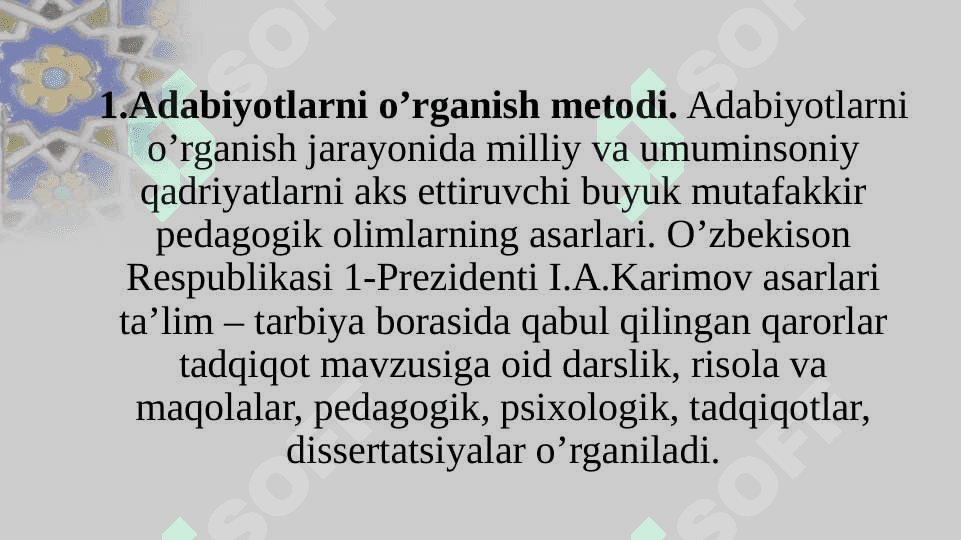Maktabgacha pedagogika fanining tadqiqot metodlari 7