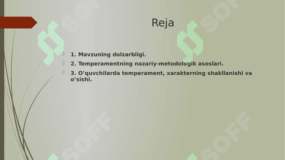 : TEMPERAMENT HAQIDA XOZIRGI ZAMON NAZARIYALARI 3
