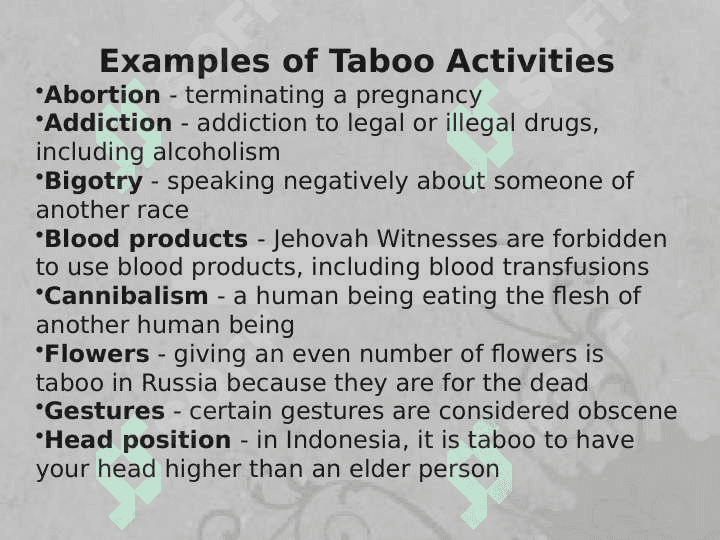 Taboo 7