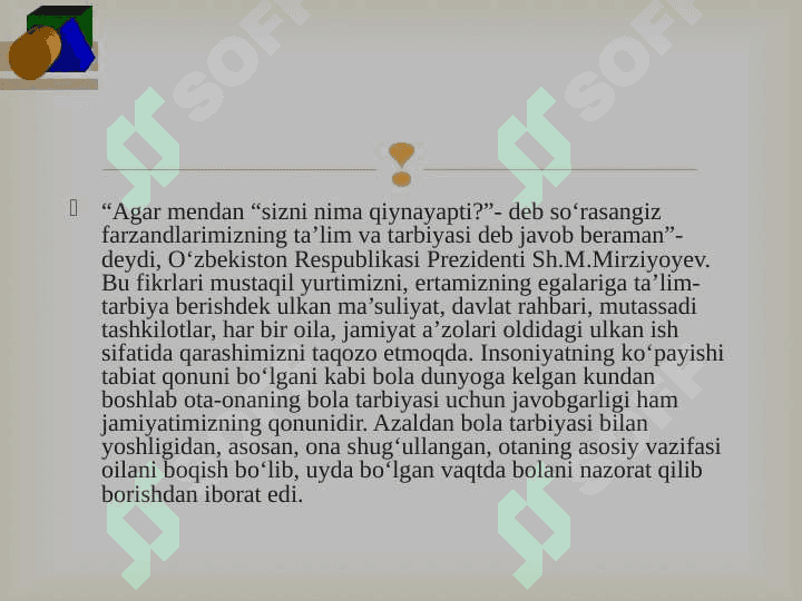 Insom kamolotining  persogenetik nazariyalari 6