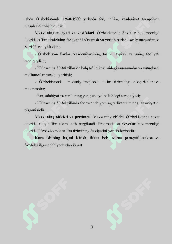 Sovet davrida O’zbekistonda Fanlar akademiyasining shakillanishi 3