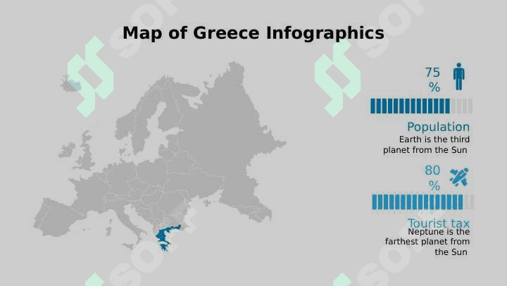 Map of Greece Infographics by Slidego 6