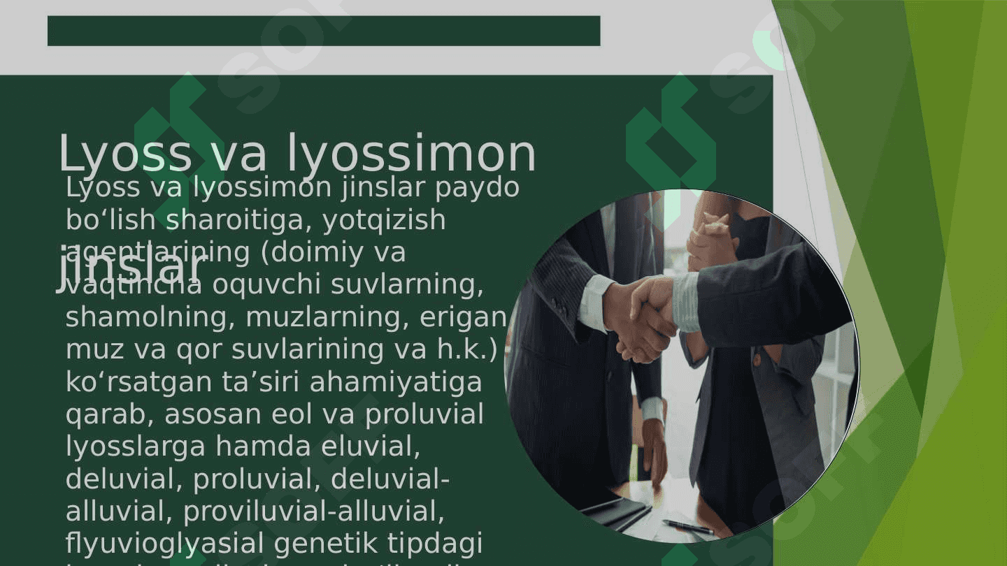 Leyos va leosimon jinslar va ularning xosalari 4